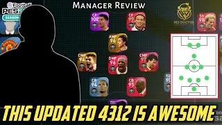 TESTING AN UPDATED 4312 FORMATION MANAGER IN PES 2021 MOBILE