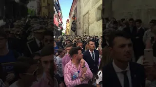 Hermandad del Poligono de San Pablo 2019. "Un solo Dios". Tres caidas de Triana.