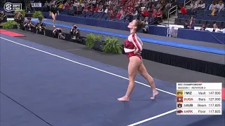 Norah Flatley Floor Arkansas @ SEC Championships 2023 9.900