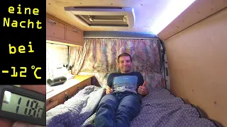 meine kälteste Nacht im Camper - VW T4 Campervan  | Ben am Leben