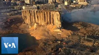 Lebanon: Aerial Footage of Beirut Explosion Aftermath