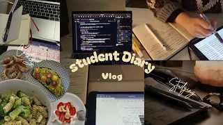 STUDY VLOG | very productive days in my life, studying, cooking, healthy habits