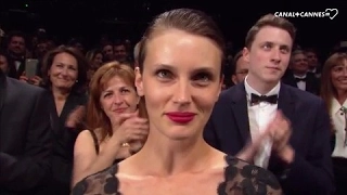 Ovation pour L'Amant Double avec François Ozon Marine Vacth Jérémie Renier - Festival de Cannes 2017