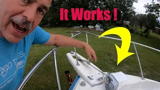 Boat Update Part 4, Installing The Windless On Bayliner Ciera 2450 Project Boat Restoration