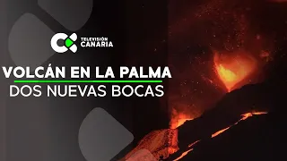 El volcán de La Palma abre dos nuevas bocas que expulsan lava fluida