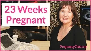 "23 Weeks Pregnant" by PregnancyChat.com @PregChat