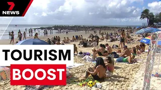 Visitors to Queensland's getaway spots sees millions injected into economy | 7 News Australia