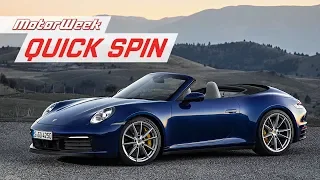 2020 Porsche 911 Cabriolet | MotorWeek Quick Spin