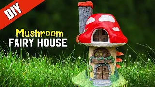 🧚🏻 DIY - Mushroom Fairy House  - 🍄 Cottagecore/ Fairycore