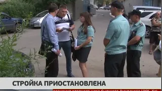 Строительство ЖК приостановлено на улице Мухина. Новости. 29/08/2018. GuberniaTV