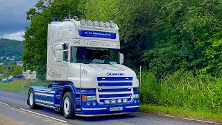 Trucks Leaving TRUCKFEST MALVERN - LOUD V8 Pipes - '4K'