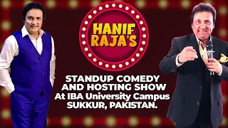 Hanif Raja's standup comedy & hosting show | At IBA university campus-Sukkur, Pakistan | Hanif Raja