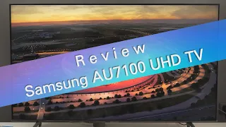 Samsung 55AU7172 AU7100 TV series review