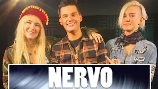 NERVO Debunks Longstanding Rumors & Practice Their Zoolander Looks [FULL INTERVIEW]