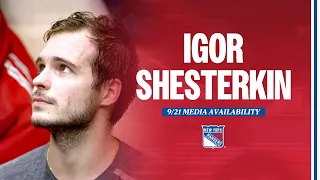 New York Rangers: Igor Shesterkin Media Availability | September 21, 2023