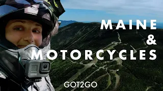 MAINE: MOTORCYCLING with many OBSTACLES