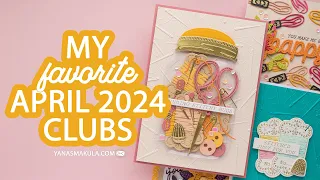 Spellbinders April 2024 Clubs