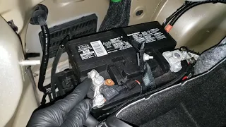 Hybrid Ford fusion small battery replacement