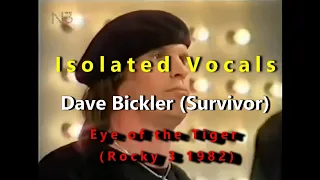 Dave Bickler (Survivor) Eye of the Tiger 1982 - Isolated Vocals (Rocky 3 version) HQ