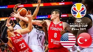 USA 🇺🇸 vs Turkey 🇹🇷 - Classic Full Games | FIBA Basketball World Cup 2019