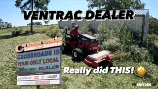 Can't Believe Ventrac Dealer Did THIS When Engine Blew Up Mowing Overgrown Lawn!