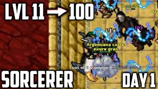 Sorcerer: From LVL 14 to 100 in 6 DAYS - Part 1 (Day 1)