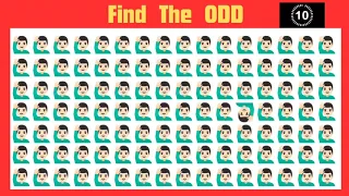 Find Out The Odd Emoji | Emoji Quiz | Fuddle Puzzle |