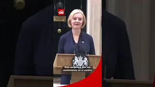 Así anunció Liz Truss su renuncia como primera ministra de Reino Unido