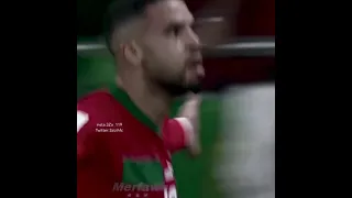 هدف المغرب الأول عن طريق يوسف النصيري ضد البرتغال