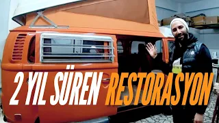 2 Yıl Süren Restorasyon T2 WESTFALIA - Süleyman Yücetaş