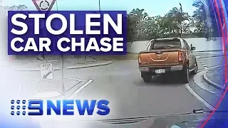 Townsville car thieves' wild police pursuit | Nine News Australia