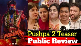 Pushpa 2 The Rule Teaser | Pushpa 2 Teaser Review, Pushpa 2 Teaser Public Review #pushpa2therule