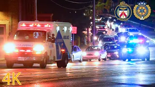 Toronto Police Emergency Run Through Gridlock with Toronto Paramedics