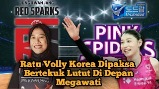 Hancurkan Pink Spiders, Red Sparks Lanjutkan Trend Positif | Korean Women's Vollyball V-League