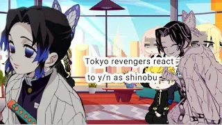 Tokyo revengers react to y/n as shinobu | токиские мстители реакция на т/и