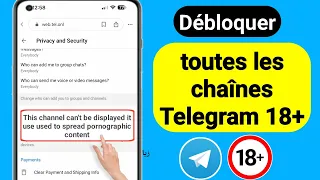 Comment réparer cette chaîne ne peut pas être affichée sur Telegram (2024)