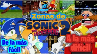 Zonas de Sonic 2 de la más fácil a la más difícil (Especial 30 aniversario) | Sonic X Loquendo