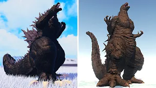 GODZILLA MINUS ONE *novo kaiju grátis* Kaiju Universe VS Kaiju Battlegrounds - COMPARAÇÃO