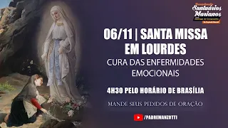 SANTA MISSA | SANTUÁRIO DE NOSSA SENHORA DE LOURDES | PADRE REGINALDO MANZOTTI 06/11/2022