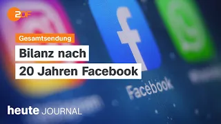 heute journal 04.02.24 20 Jahre Facebook, Demos gegen Rechtsextremismus, Aufstieg von Dava (english)