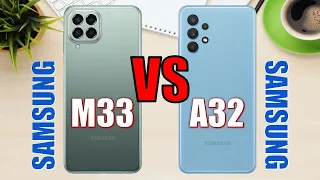 Samsung Galaxy M33 vs Samsung Galaxy A32 ✅