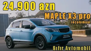 24.900azn’ə Yeni Avtomobil | Maple X3 Pro incələməsi [4k]