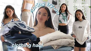 SPRING/SUMMER TRY-ON HAUL ft, urban outfitters, h&m, brandy melville, subdued + more!