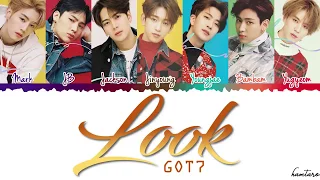 GOT7 갓세븐   LOOK Lyrics Color Coded Han Rom Eng