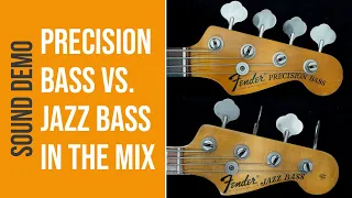 Precision Bass vs. Jazz Bass - Bass Comparison (no talking)