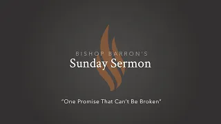 One Promise That Can’t Be Broken — Bishop Barron’s Sunday Sermon