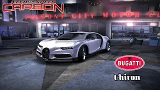 Bugatti Chiron | NFS CARBON | Ultimate Performance | 450+ KM/H Top Speed | 4K Gameplay |