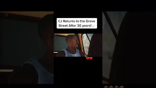 Cj returns to the grove street after 30 years #sad #shorts #fyp #cj #gta #gtasanandreas