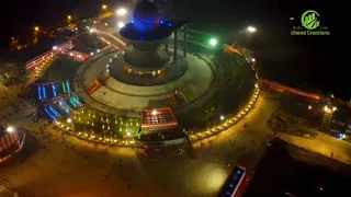 Maha Mrityunjay SHIVA Linga Temple /  Night views of Mahamrityunjay Shiva Lingam Temple/ Nogoan