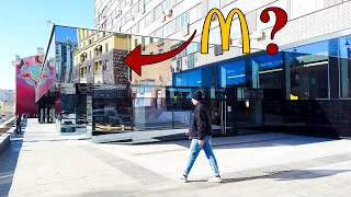 ⁴ᴷ⁶⁰ Walking Moscow: The McDonald's is Closed in Russia (March 15, 2022)